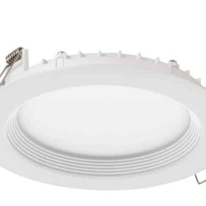 White 6" LED Regressed Wafer Recessed Light