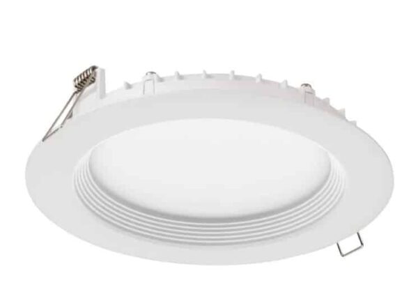 White 6" LED Regressed Wafer Recessed Light