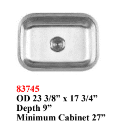 Quartz Countertop Single Bowl 83745