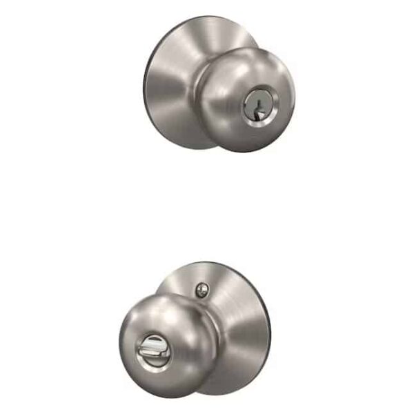 F51 Plymouth Knob (619) Satin Nickel