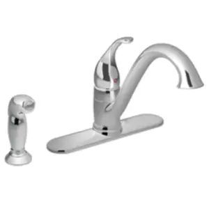 Camerist One Handle Low Arc w/Side Spray Model # 7840