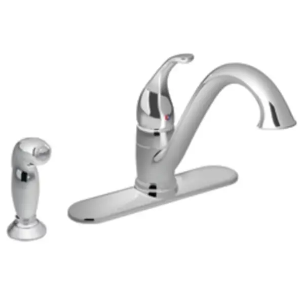 Camerist One Handle Low Arc w/Side Spray Model # 7840