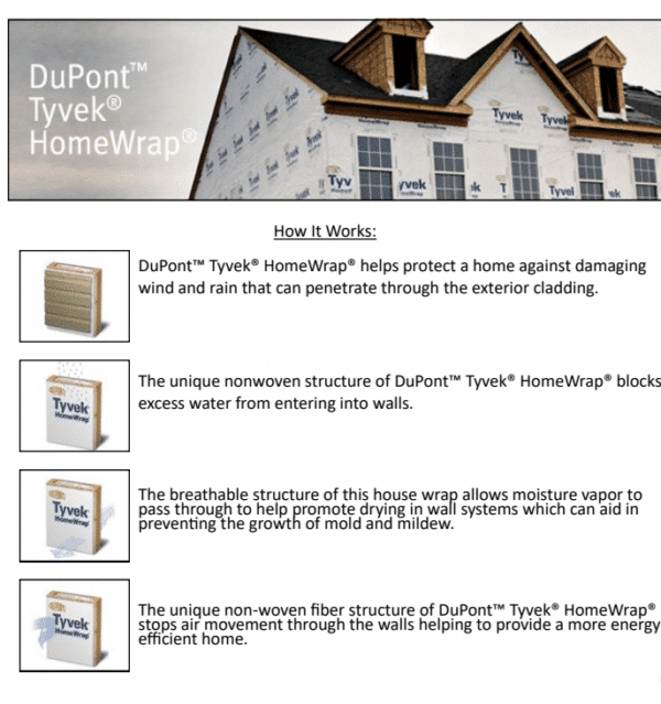 Tyvek House Wrap