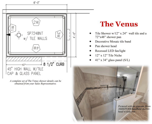 The Venus Tile Shower Package - Image 2
